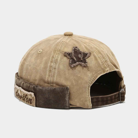 Unisex Vintage Washed Brimless Docker Cap