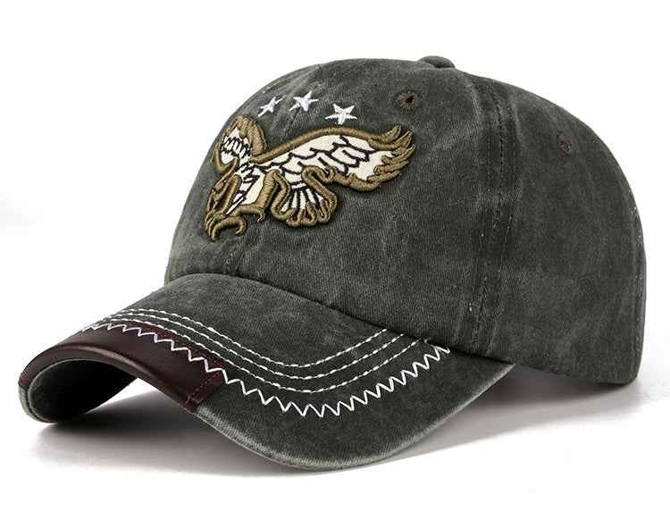 Embroidered Vintage Washed Baseball Cap