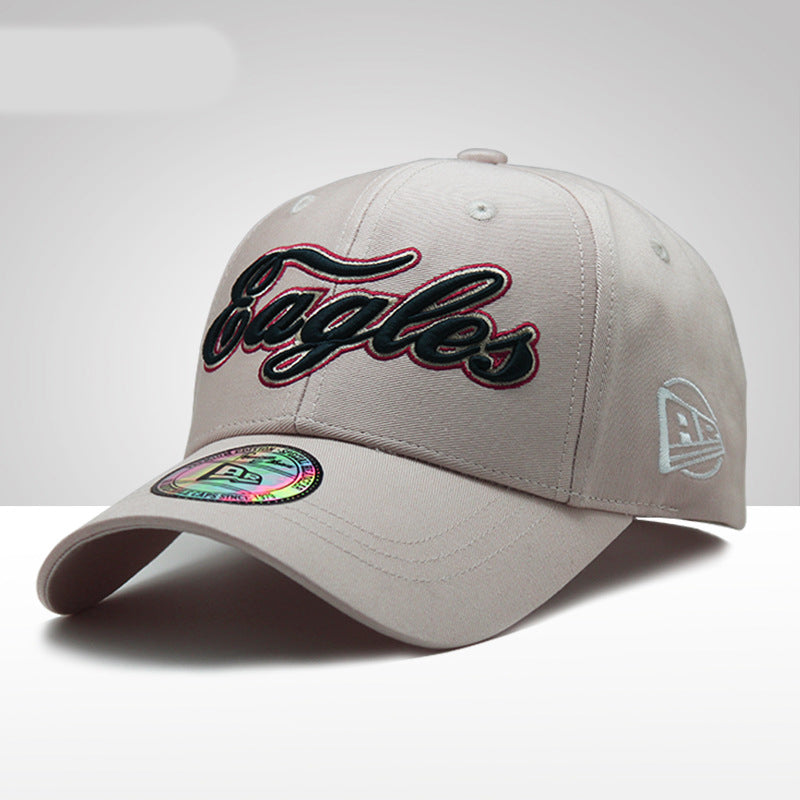 Unisex Embroidered Baseball Cap - Royal Blue texture close-up