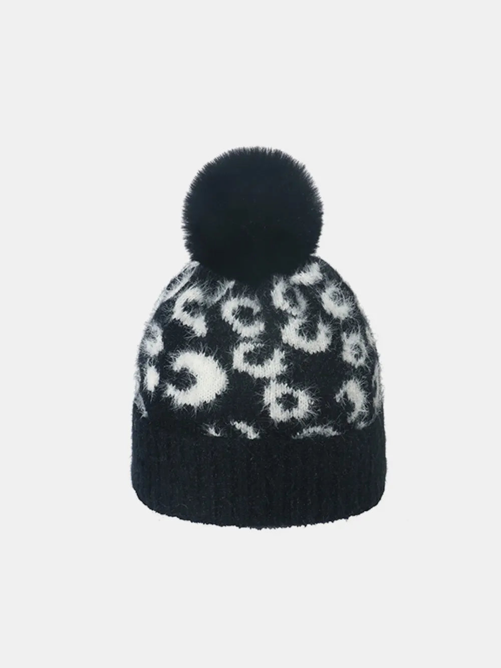 Leopard Hat with Pompom - product detail image 7