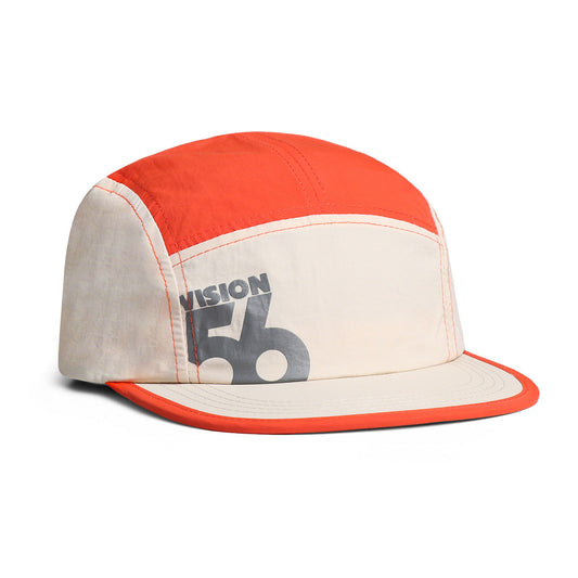 Unisex Colorblock 5 Panel Running Cap – Lightweight Sport Hat - Black and Gray side angle