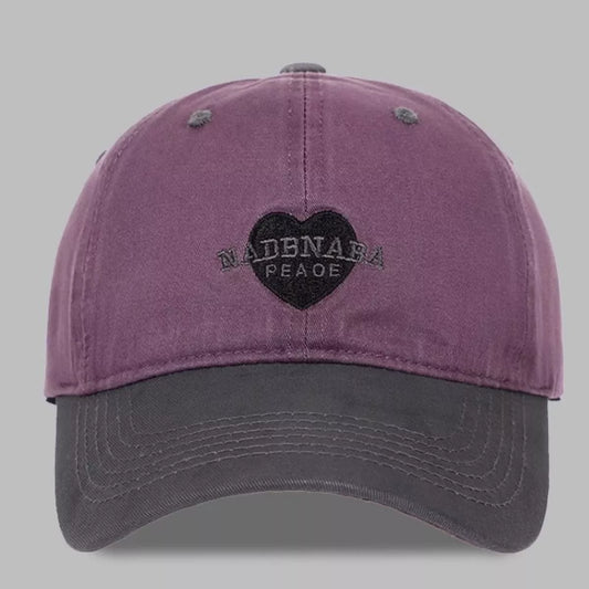 Vintage washed heart baseball cap - product photo 1