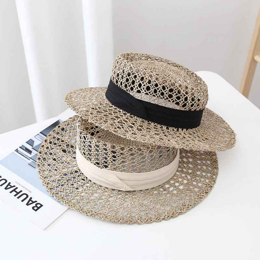 Women’s Open Weave Straw Sun Hat