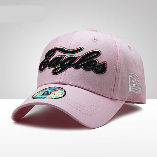 Unisex Embroidered Baseball Cap - Camel side angle