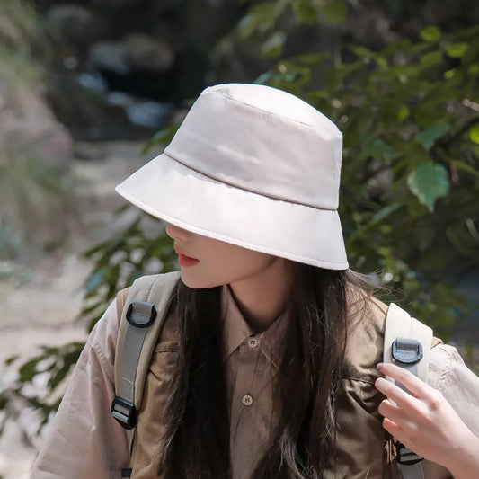 Sun protection bucket hat product photo