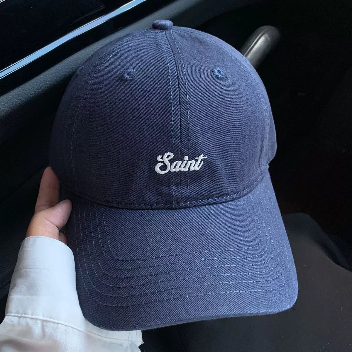 Embroidered adjustable baseball cap - product photo 4