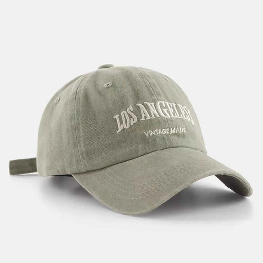 Vintage Washed Los Angeles Embroidered Baseball Cap