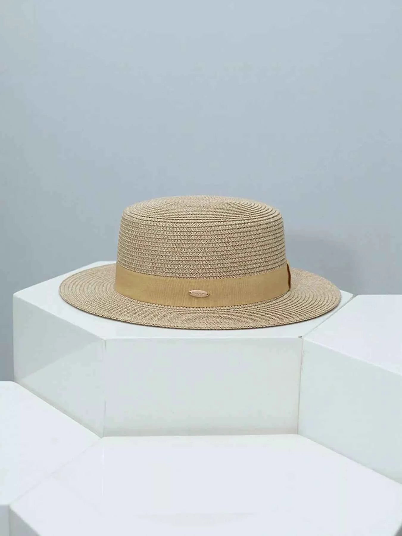 Straw Boater Hat