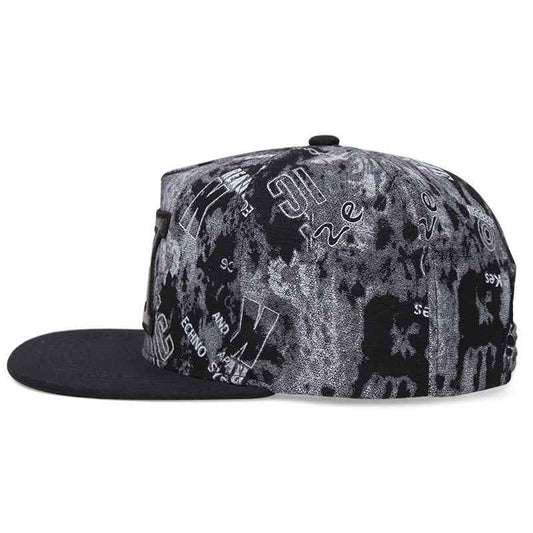 Unisex Letter K Graffiti Snapback Caps