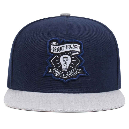 Embroidered-Flat Brim Baseball Cap