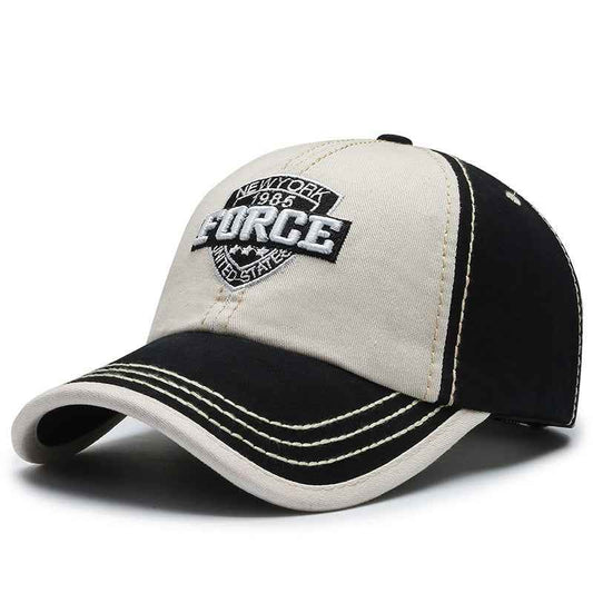 Unisex Letter Embroidered Twill Baseball Cap