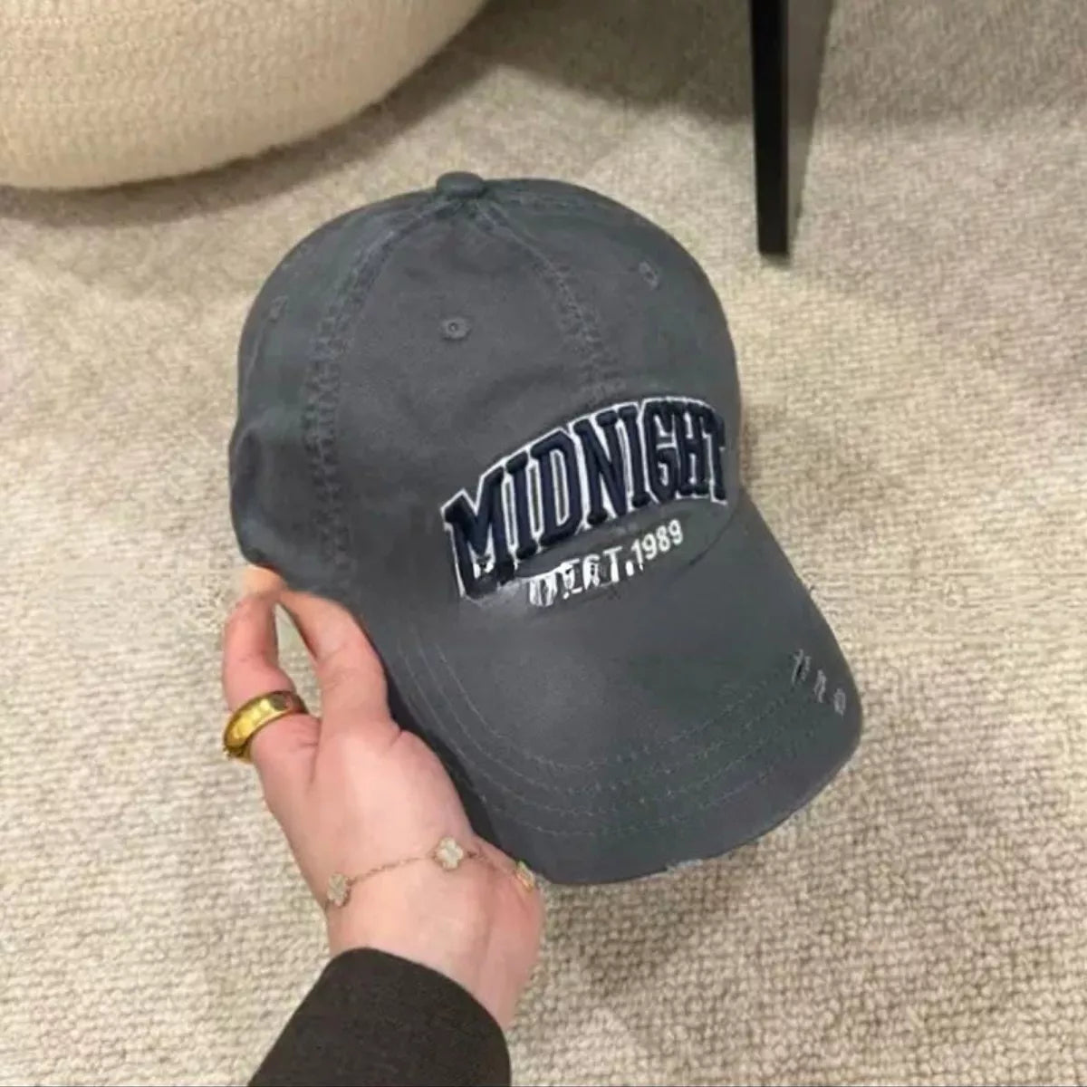 Vintage distressed baseball cap - product photo 3