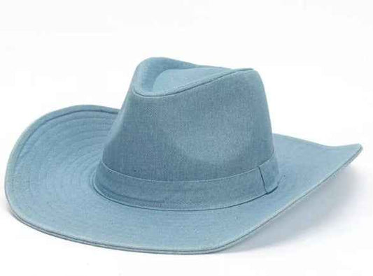 Unisex Curved Edge Western Cowboy Hat