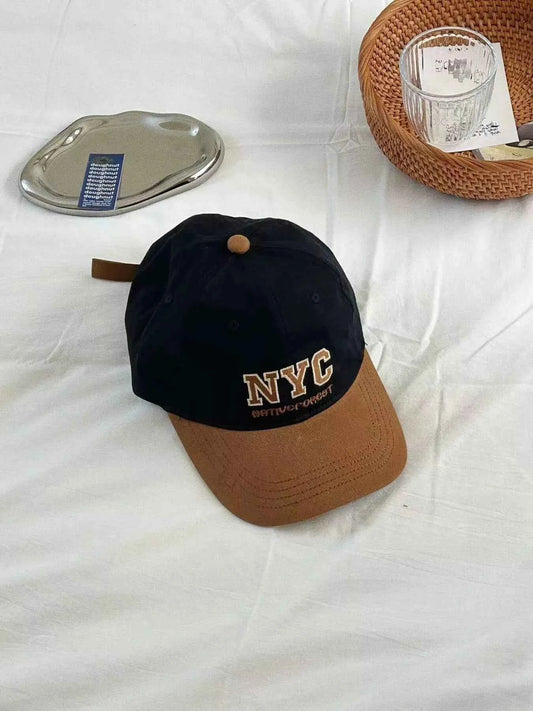 Multi-Color Letter Embroidered Cotton Baseball Cap