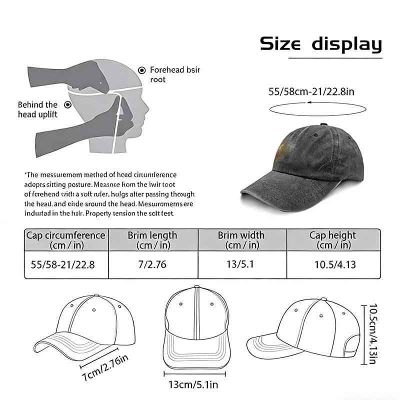 Embroidered Bald Eagle Head Hats