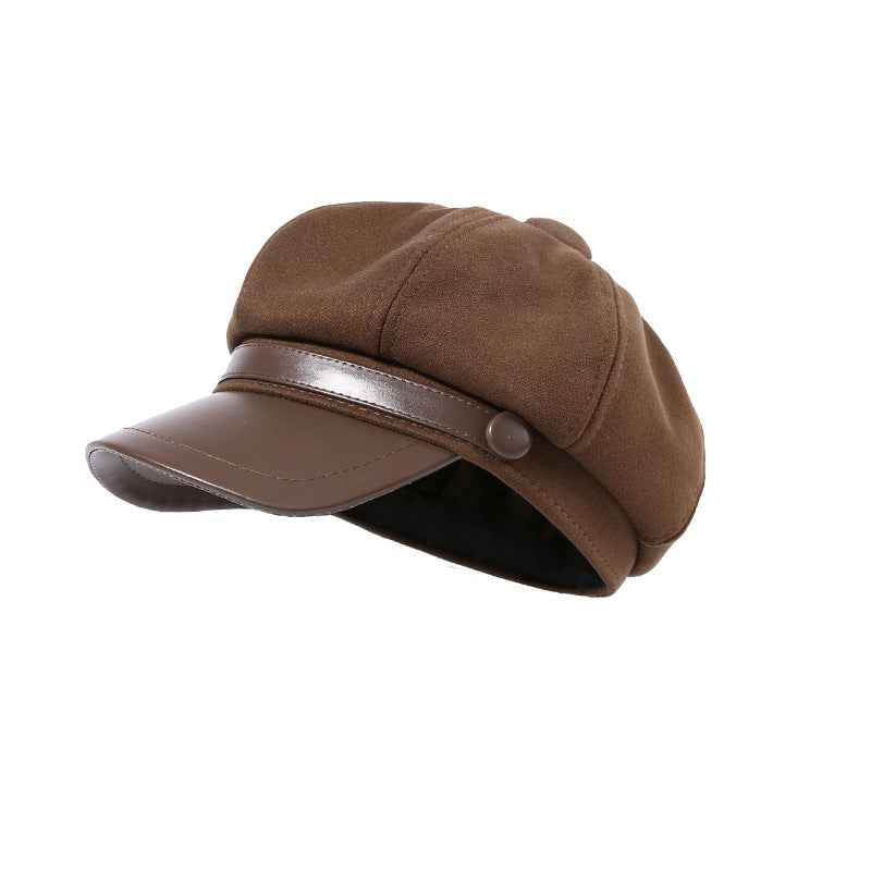 Vintage Octagonal Beret Hat