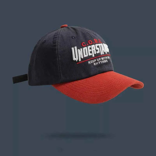 Five-Style Embroidered Letter Cotton Baseball Cap