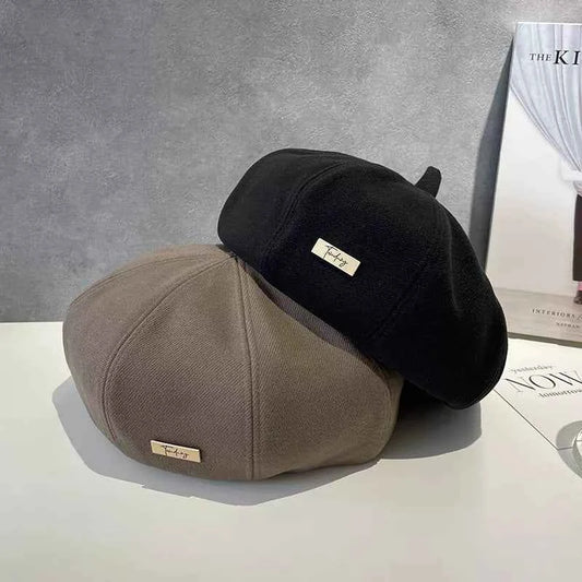 Classic Solid Color Beret Hat