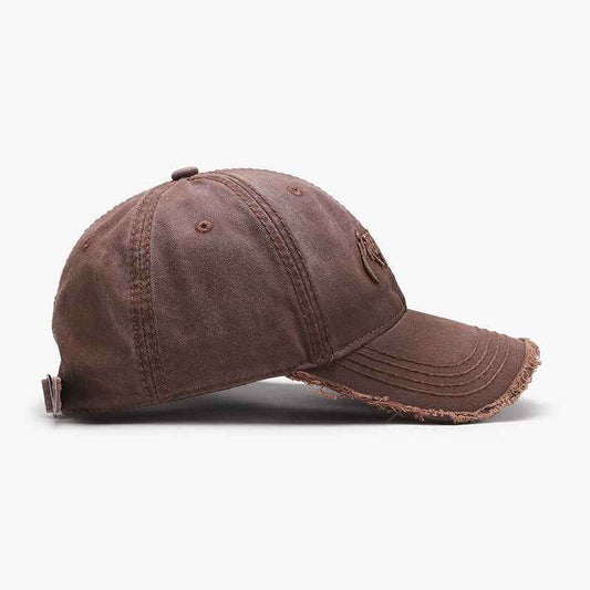 Unisex Letter Three-dimensional Embroidery Soft Top Burr Baseball Cap