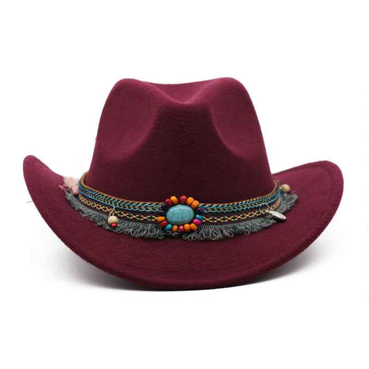 Curled felt cowboy hat from Chill Cap Store for a cowboy hat etiquette guide