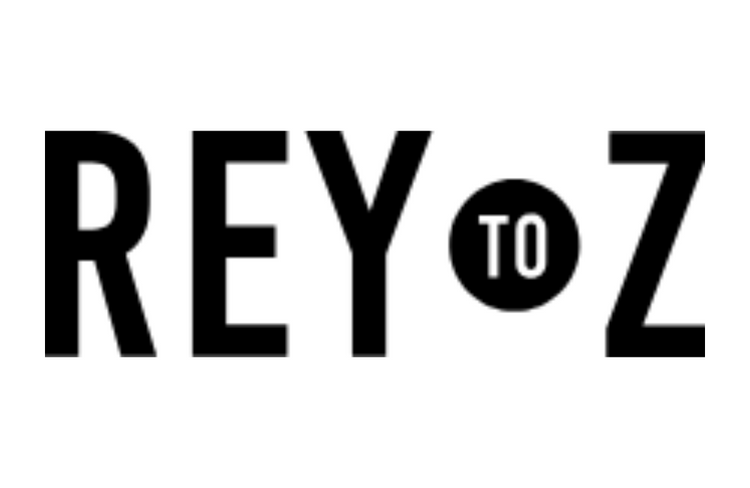Rey To Z black wordmark on a white background