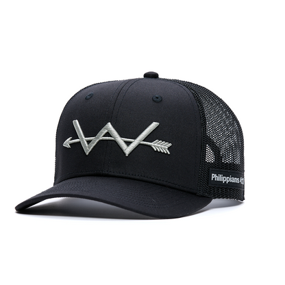 Webb Western Philippians 4:13 cap, angled front showing the embroidered front logo