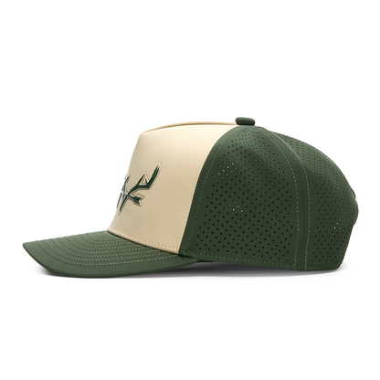 Webb Western Timberline cap, opposite side showing the perforated panels