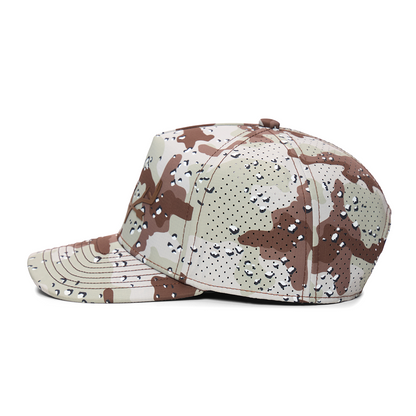 Webb Western Desert Storm cap, opposite side showing the perforated panels