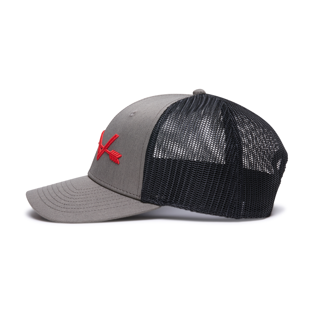 Webb Western Rancher cap, side profile showing the mesh back and brim