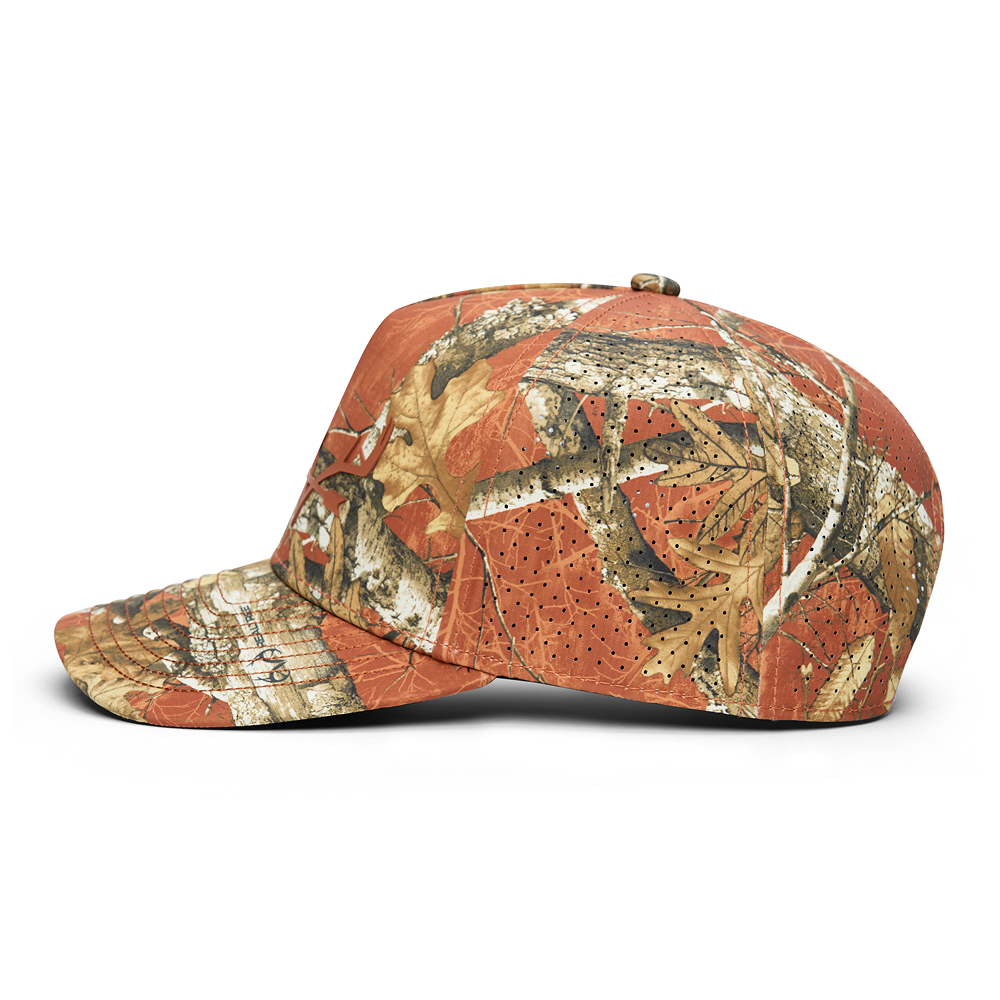 Webb Western Realtree EDGE® (Burnt orange) cap, opposite side showing the perforated panels