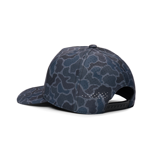 Webb Western Dark Duck cap, rear angle showing the adjustable snapback closure
