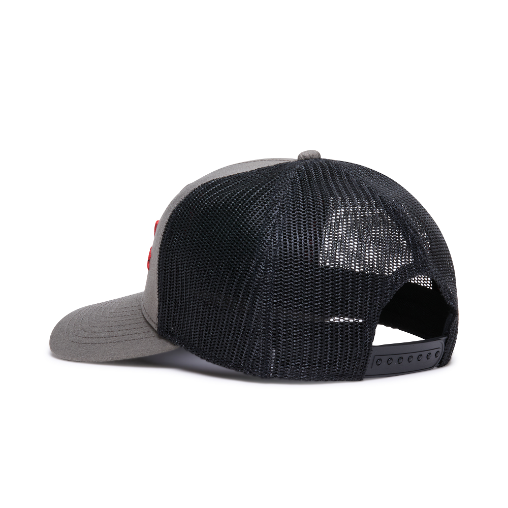 Webb Western Rancher cap, rear angle showing the mesh panels and snapback closure