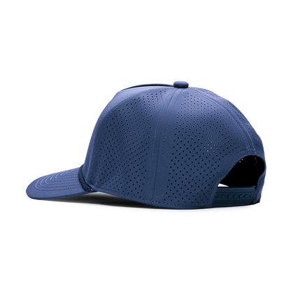 Webb Western Stealth (Navy) cap, rear angle showing the adjustable snapback closure