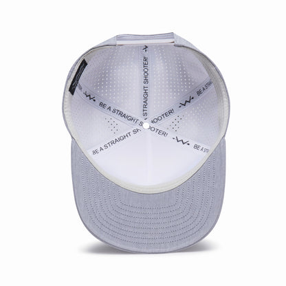 Webb Western Sterling cap, interior view showing the sweatband and crown seams