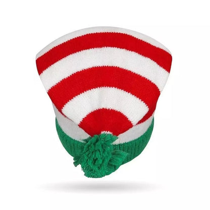 Unisex Style B Christmas Knitted Beanie Hat color option photo 06