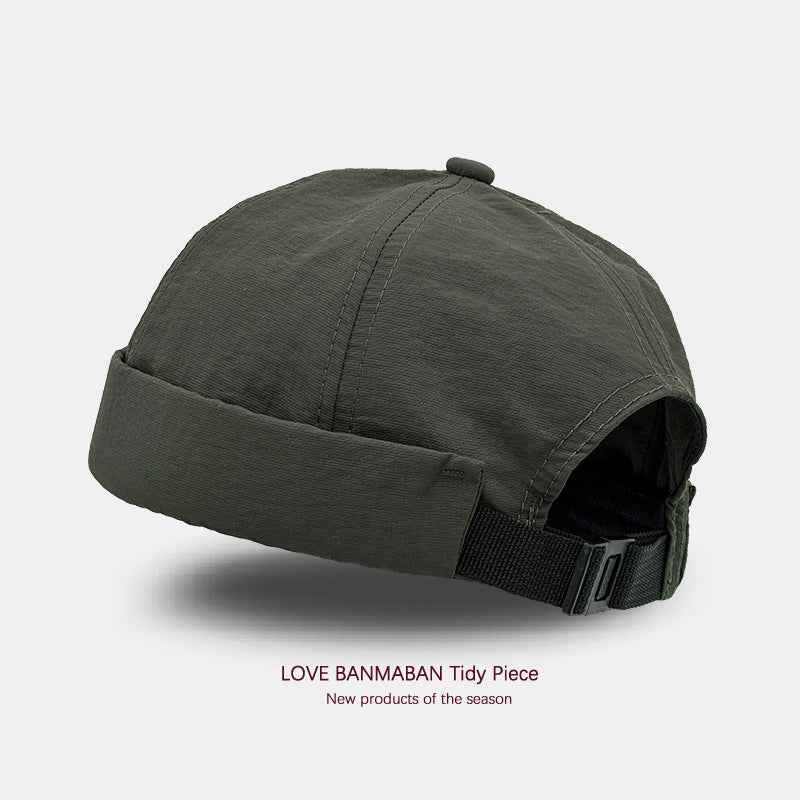 Unisex Adjustable Brimless Docker Cap