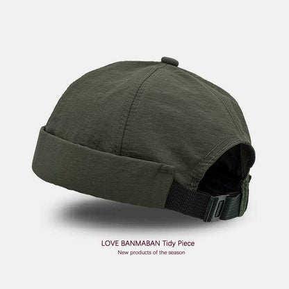 Unisex Adjustable Brimless Docker Cap