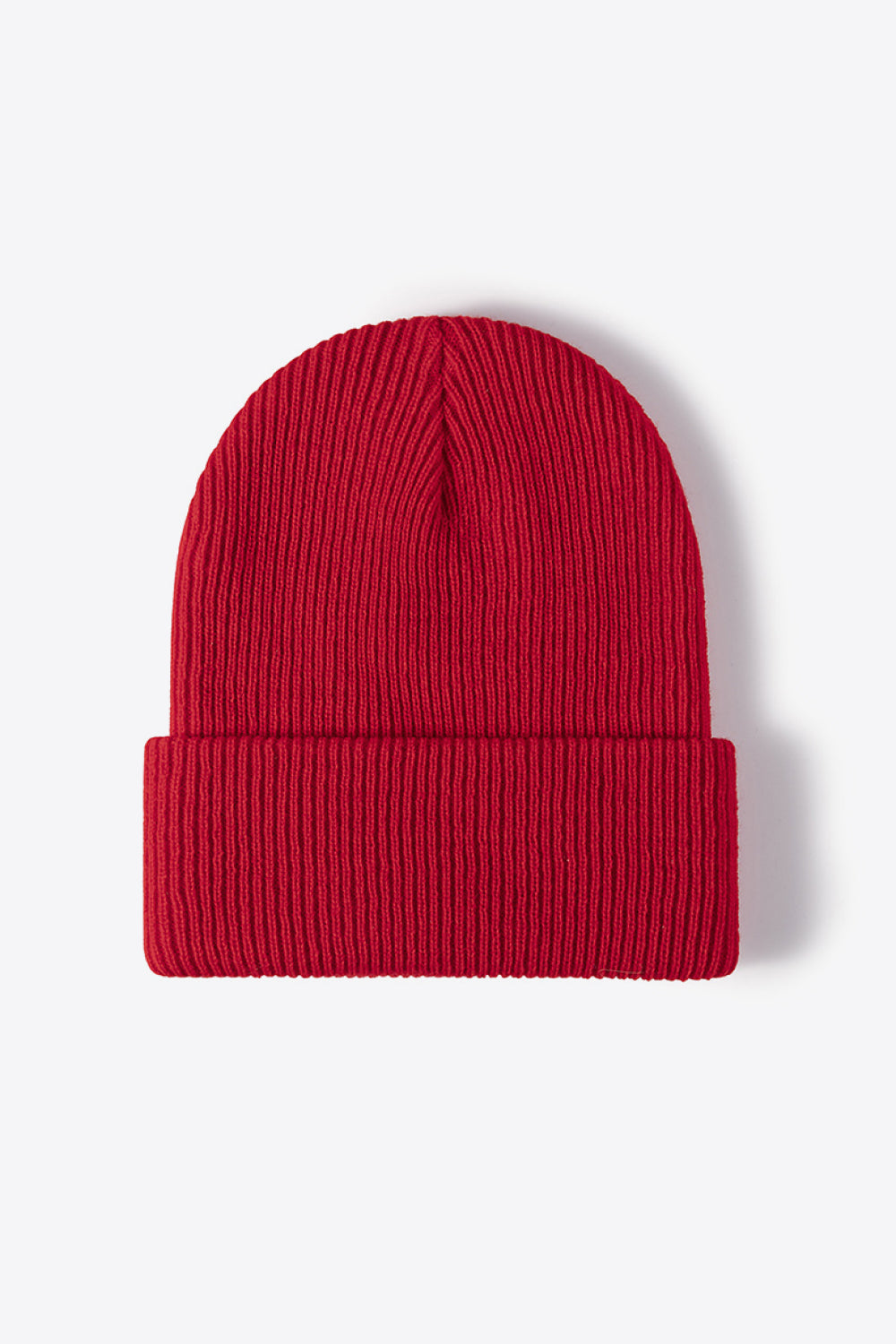 Unisex Khaki Warm Winter Knit Beanie winter styling view photo 29