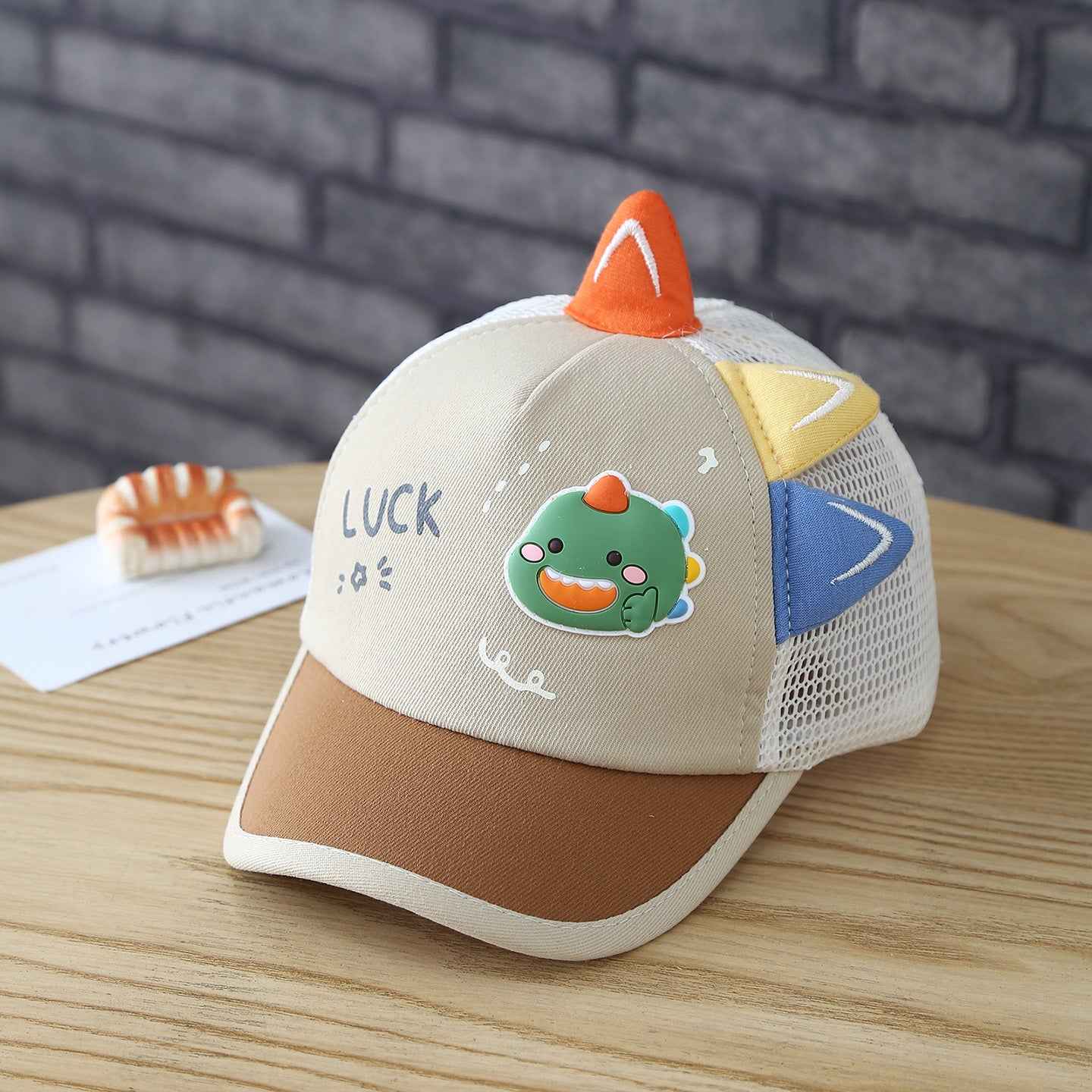 Kids 3D Dinosaur Mesh Trucker Caps