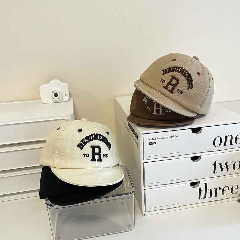 Toddler Embroidered Letter Cotton Baseball Cap