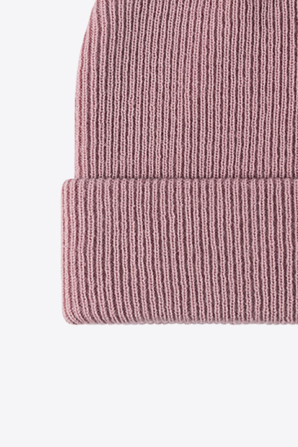 Unisex Black Warm Winter Knit Beanie seasonal accessory view photo 24