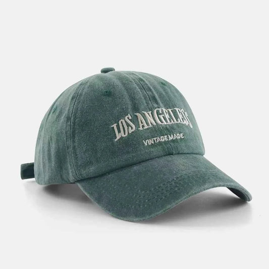 Vintage Washed Los Angeles Embroidered Baseball Cap