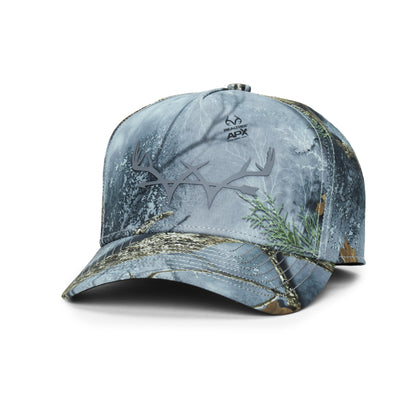 Webb Western APX Moon cap, angled front showing the crown design and brim