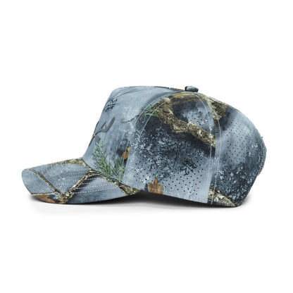Webb Western APX Moon cap, opposite side showing the perforated panels