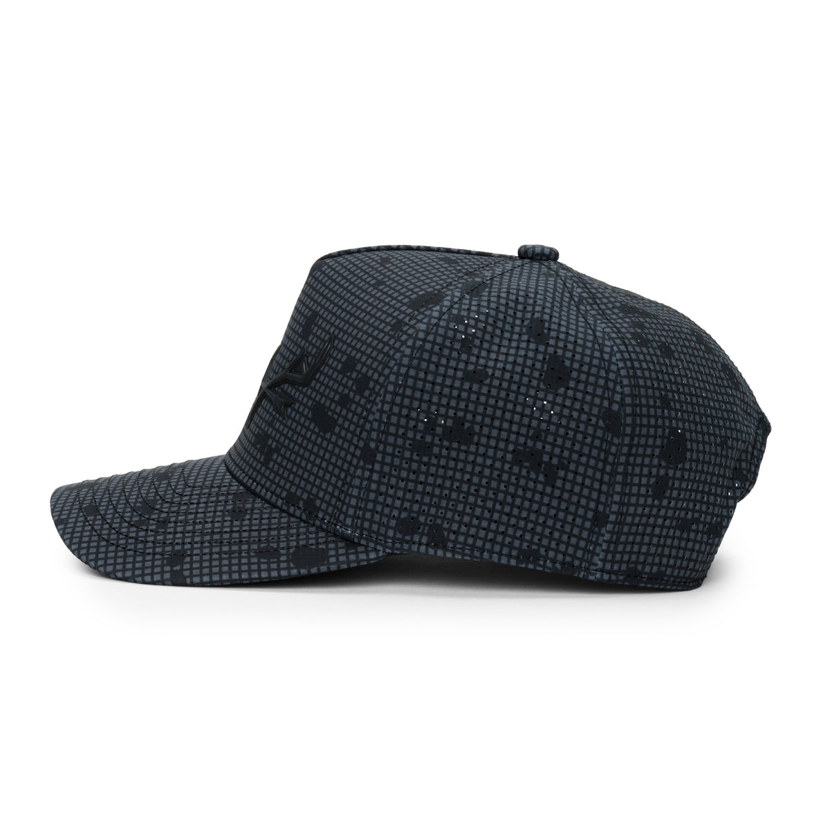 Webb Western DNC (black) cap, opposite side showing the perforated panels