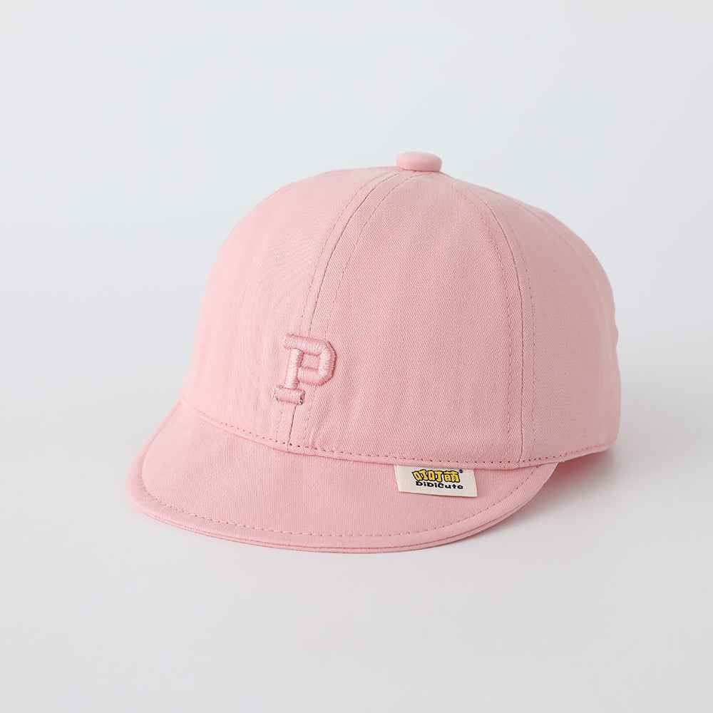 Kids Embroidered P Letter Baseball Cap