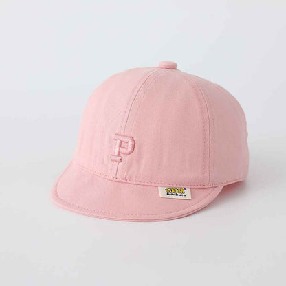 Kids Embroidered P Letter Baseball Cap