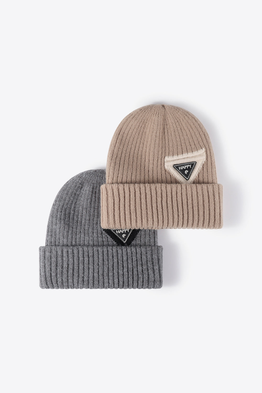 Streetwear contrast beanie front logo detail