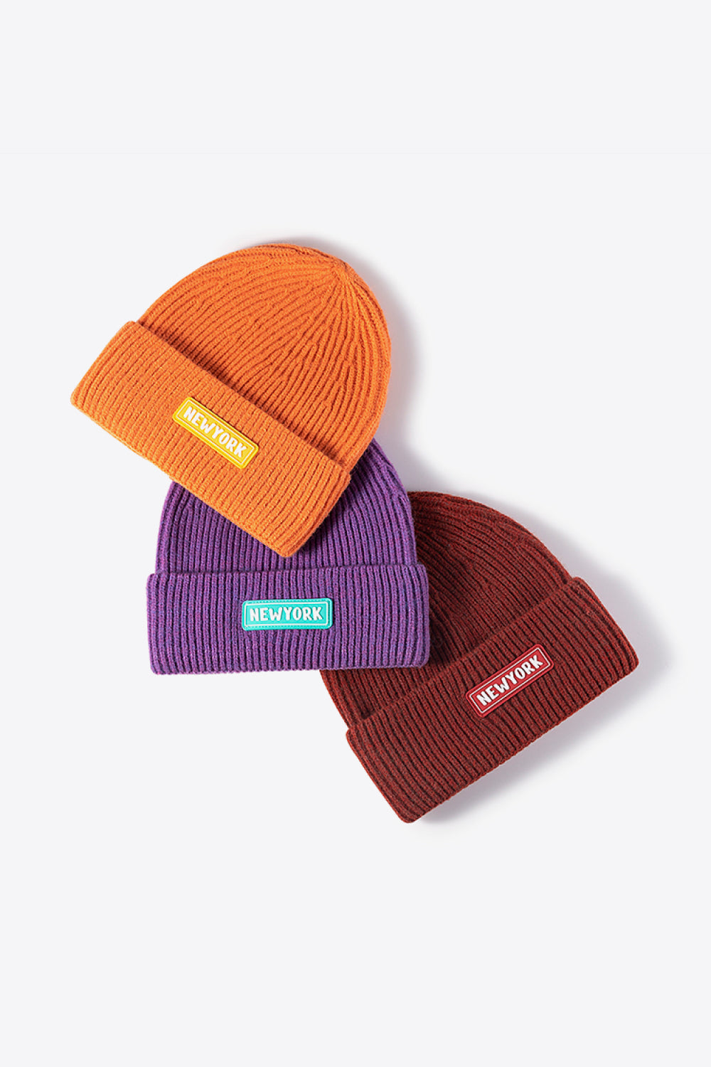 Adult unisex NEWYORK beanie studio view