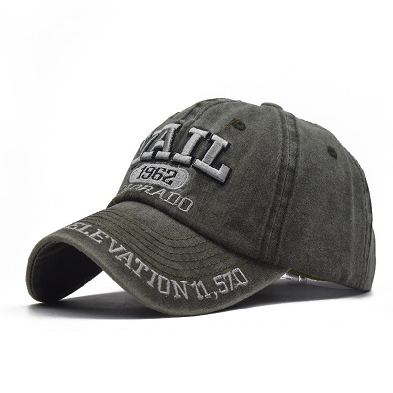 Unisex Vintage Colorado 1962 Embroidered Denim Baseball Cap